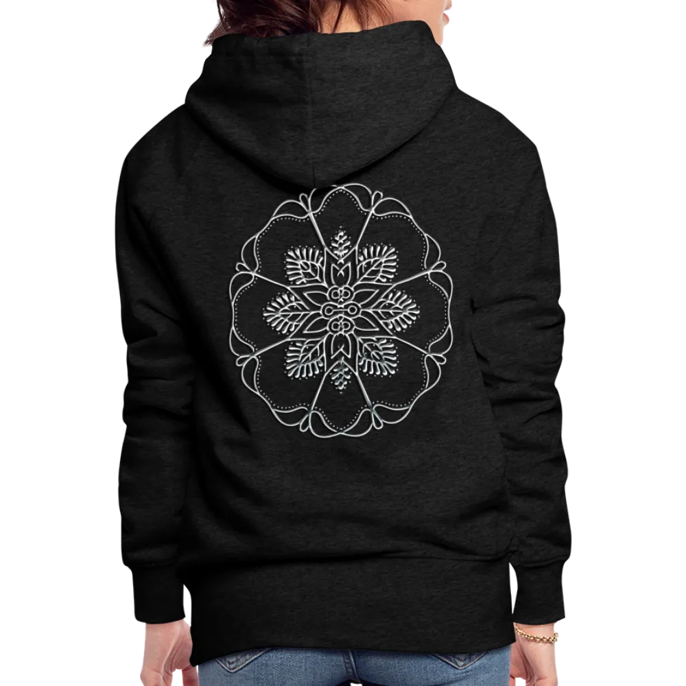 Silver Flor 1 Women’s Premium Hoodie