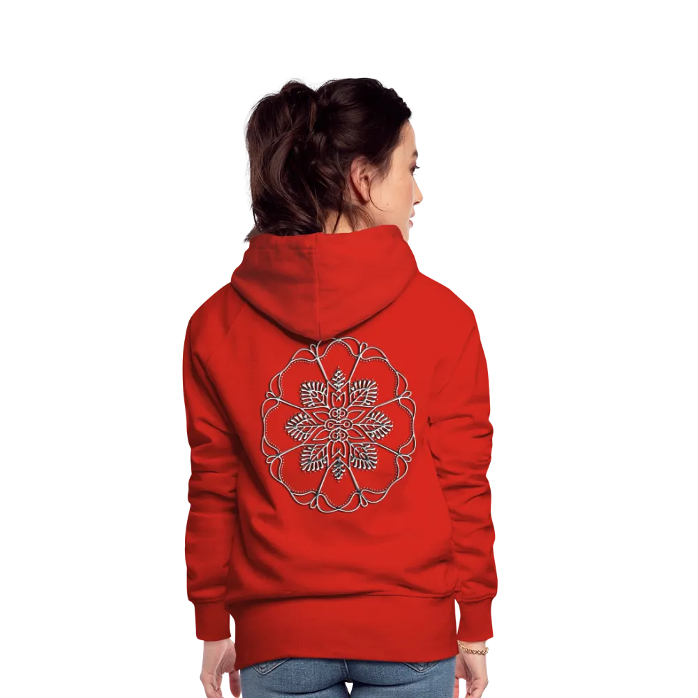 Silver Flor 1 Women’s Premium Hoodie