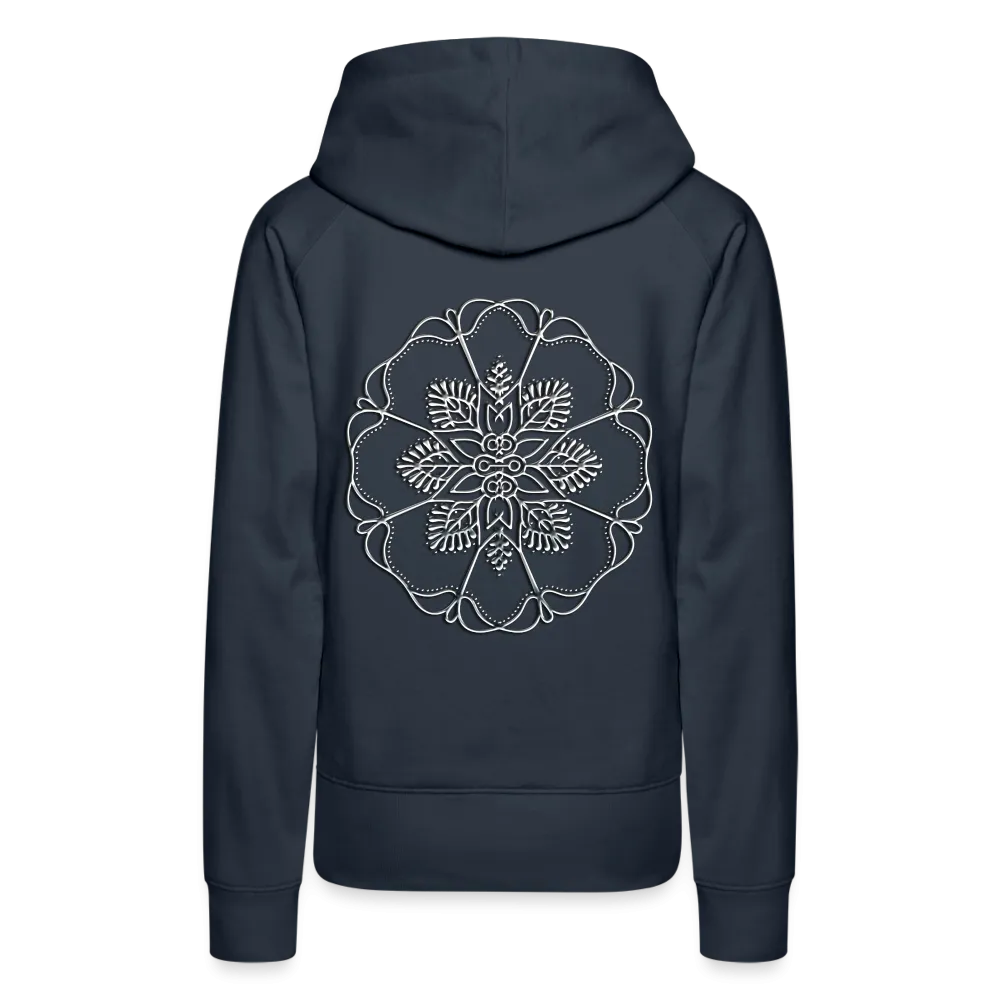 Silver Flor 1 Women’s Premium Hoodie