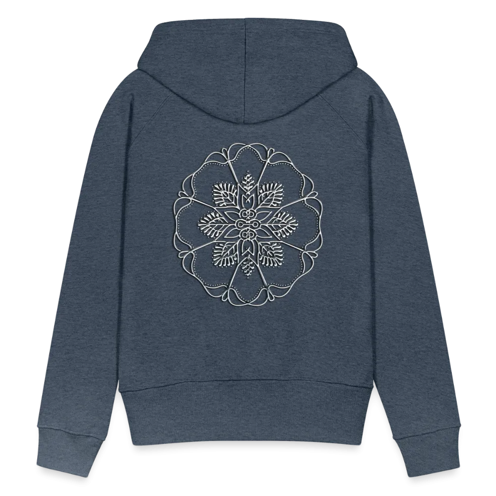 Silver Flor 1 Women’s Premium Hoodie