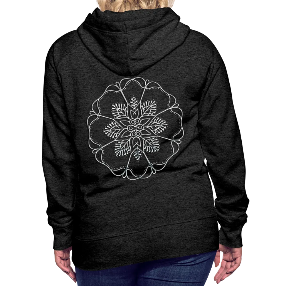 Silver Flor 1 Women’s Premium Hoodie