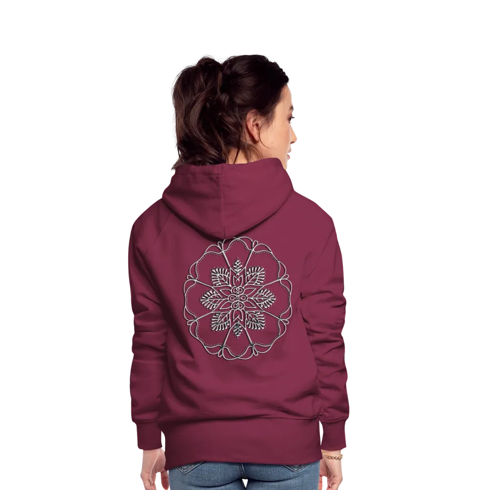 Silver Flor 1 Women’s Premium Hoodie