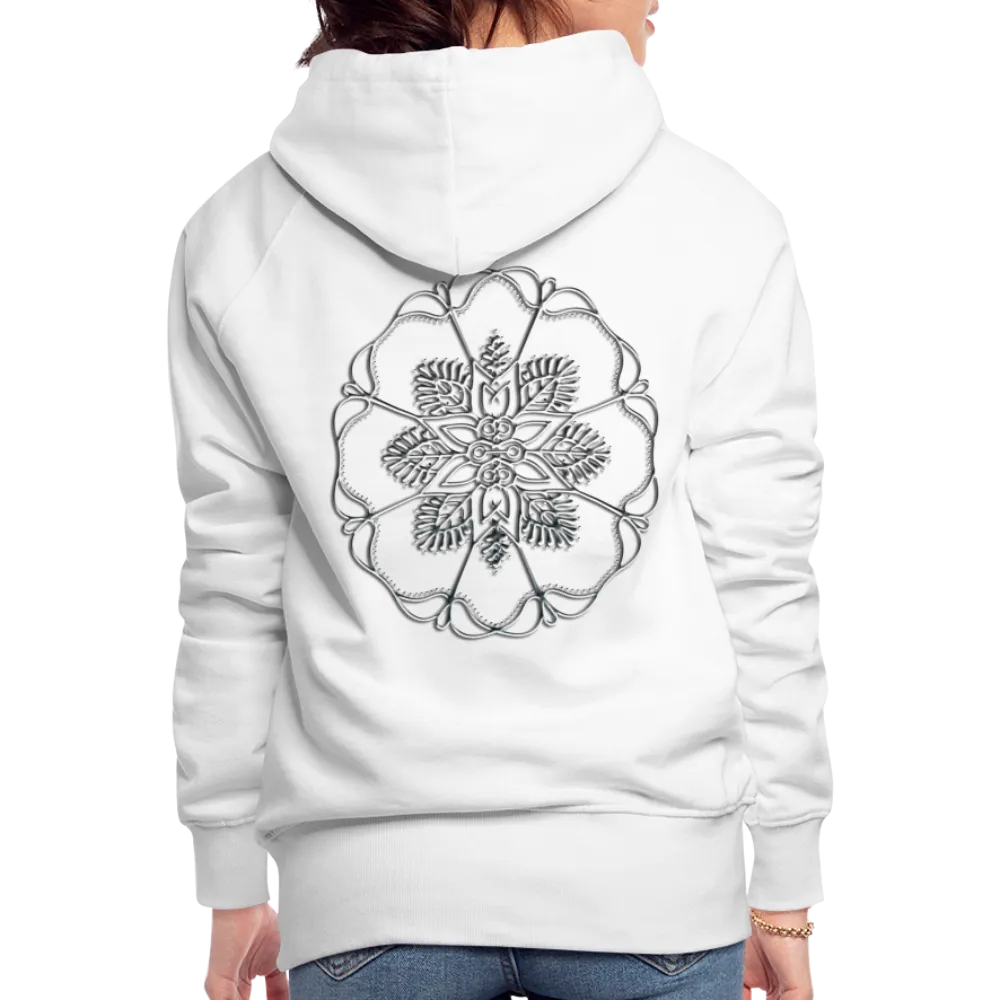 Silver Flor 1 Women’s Premium Hoodie