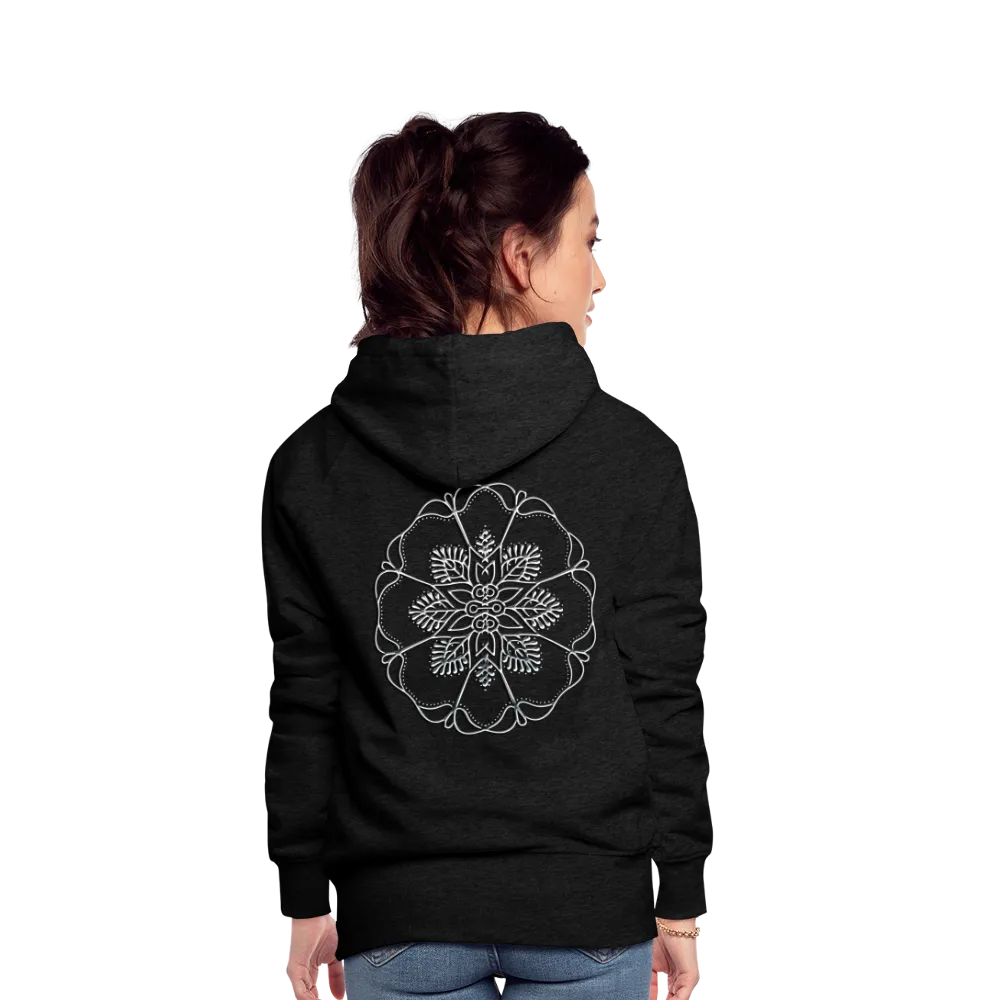 Silver Flor 1 Women’s Premium Hoodie