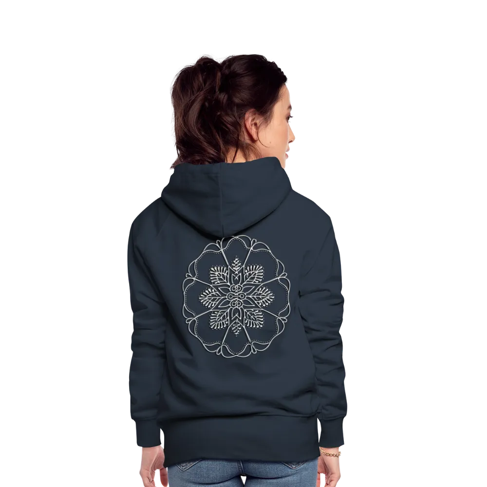 Silver Flor 1 Women’s Premium Hoodie