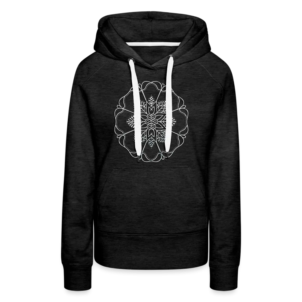 Silver Flor 1 Women’s Premium Hoodie