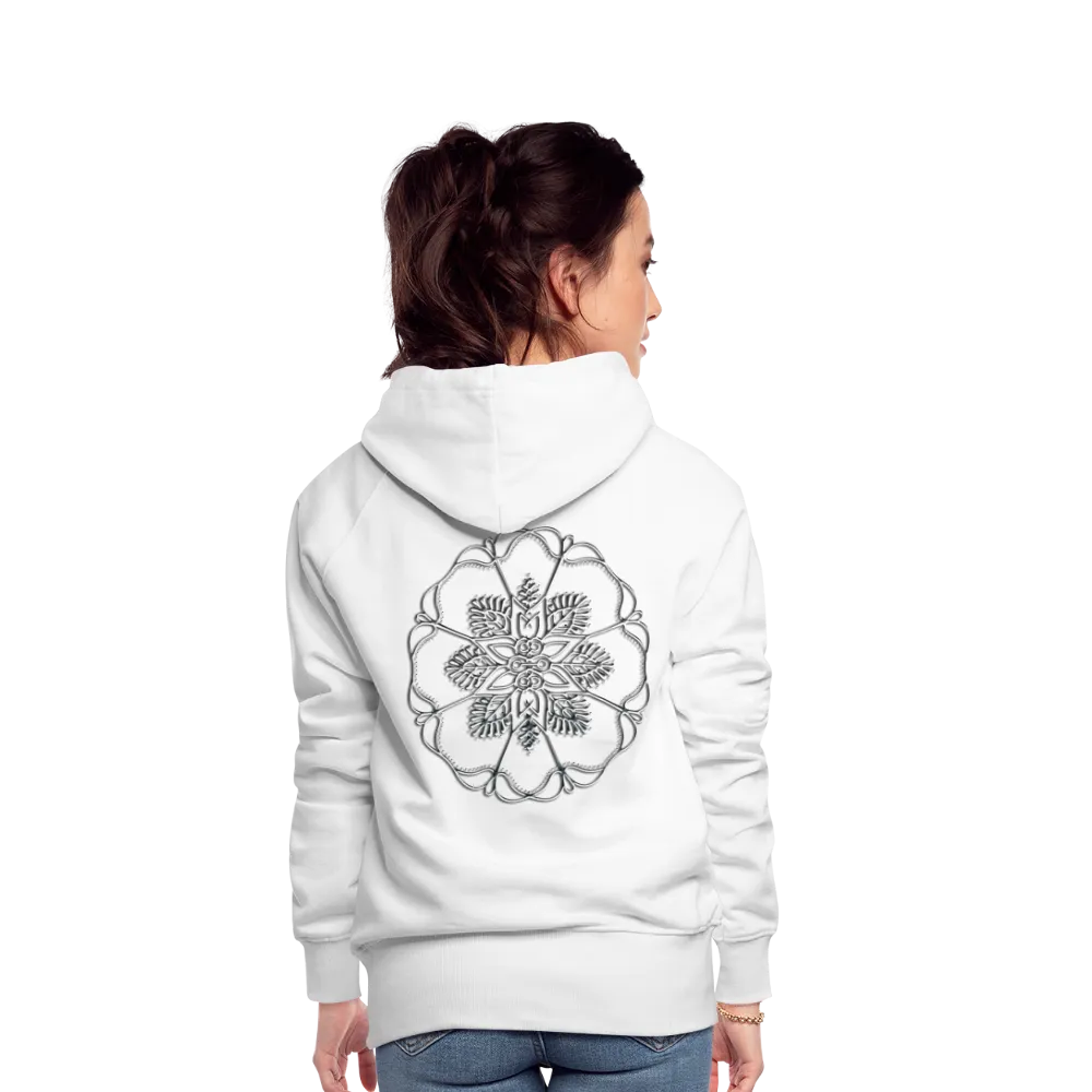 Silver Flor 1 Women’s Premium Hoodie