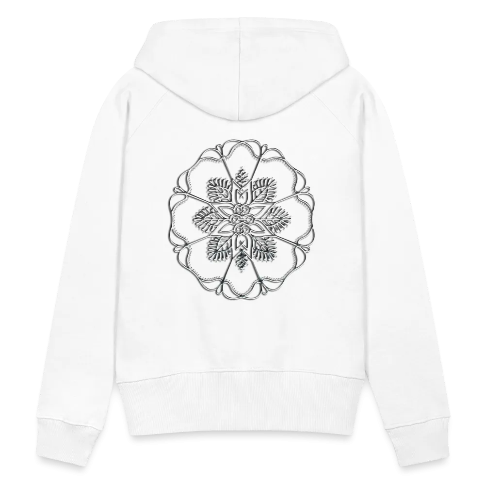 Silver Flor 1 Women’s Premium Hoodie