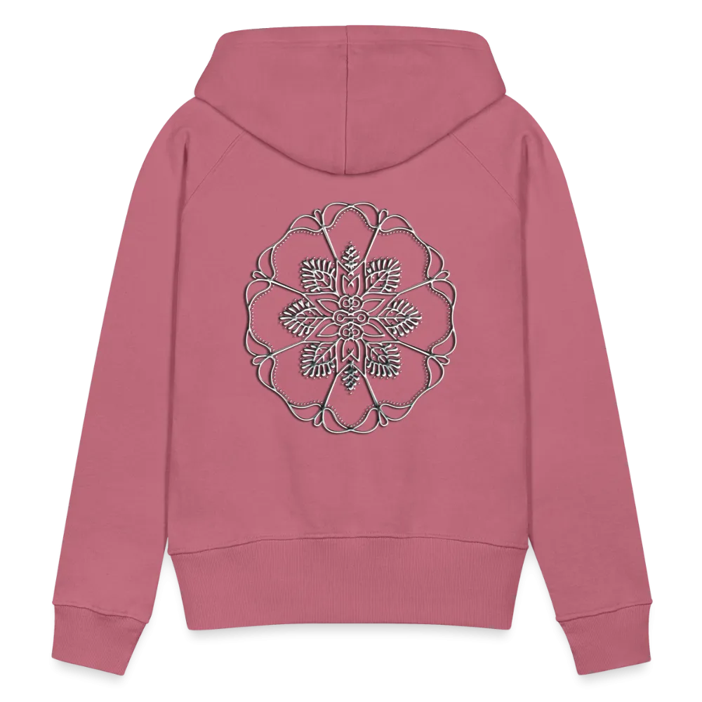 Silver Flor 1 Women’s Premium Hoodie