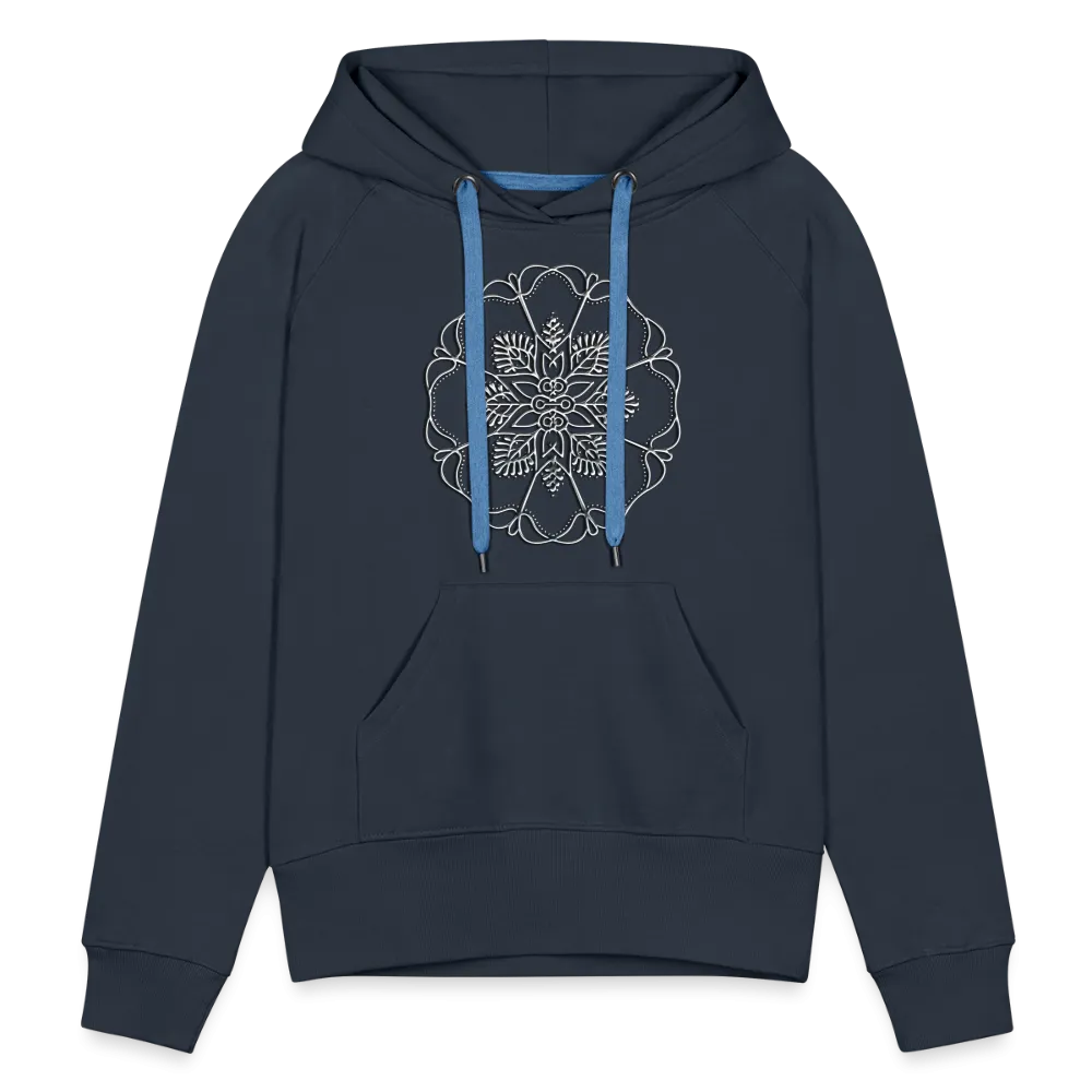 Silver Flor 1 Women’s Premium Hoodie