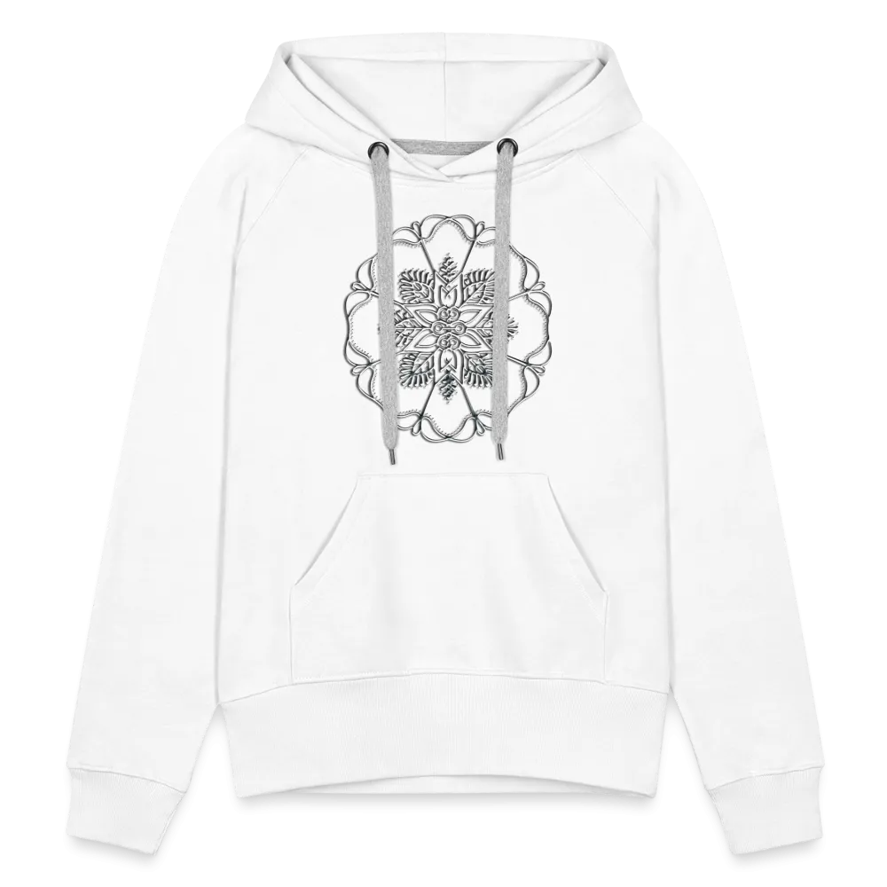 Silver Flor 1 Women’s Premium Hoodie