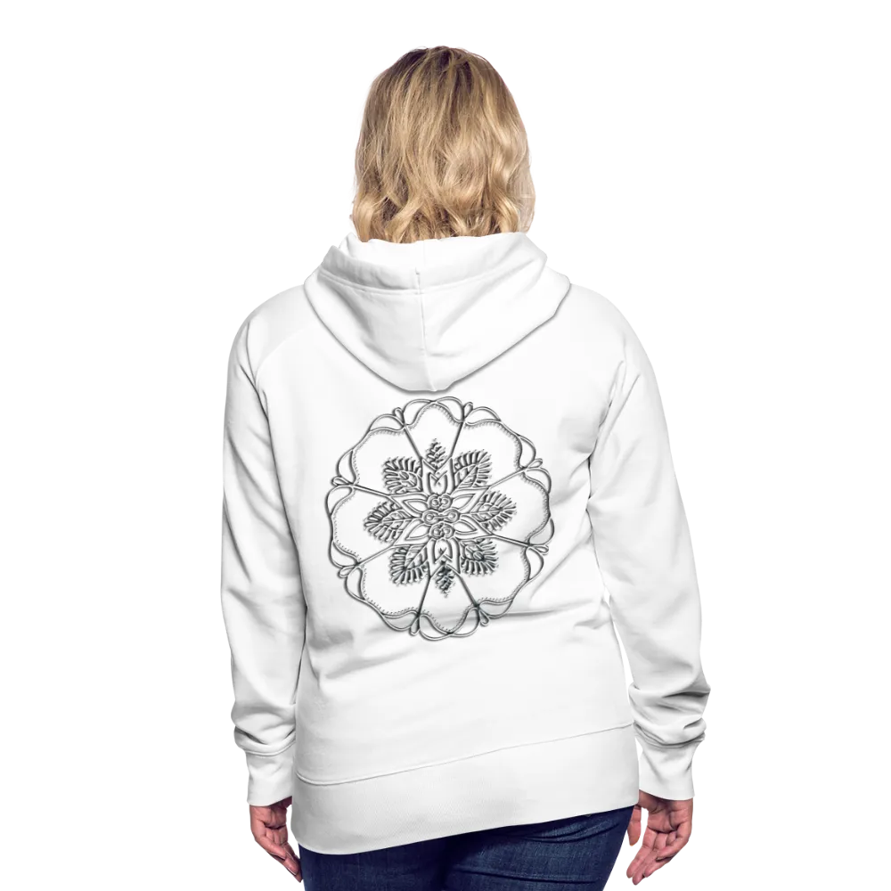 Silver Flor 1 Women’s Premium Hoodie