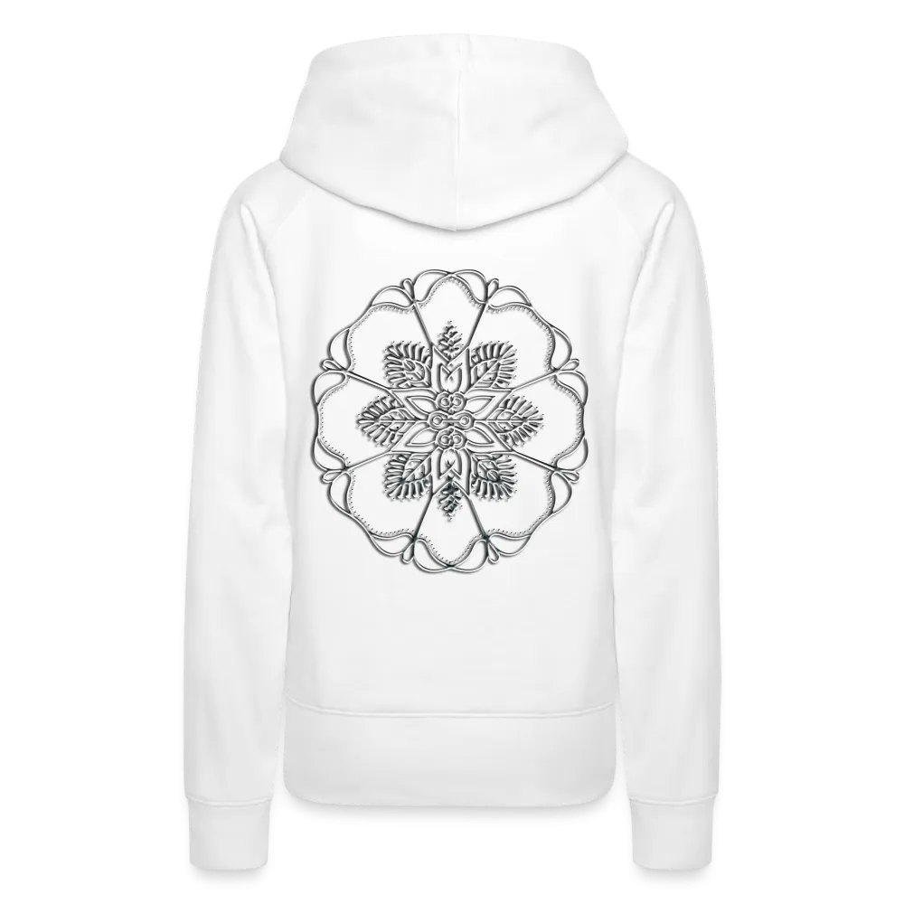 Silver Flor 1 Women’s Premium Hoodie