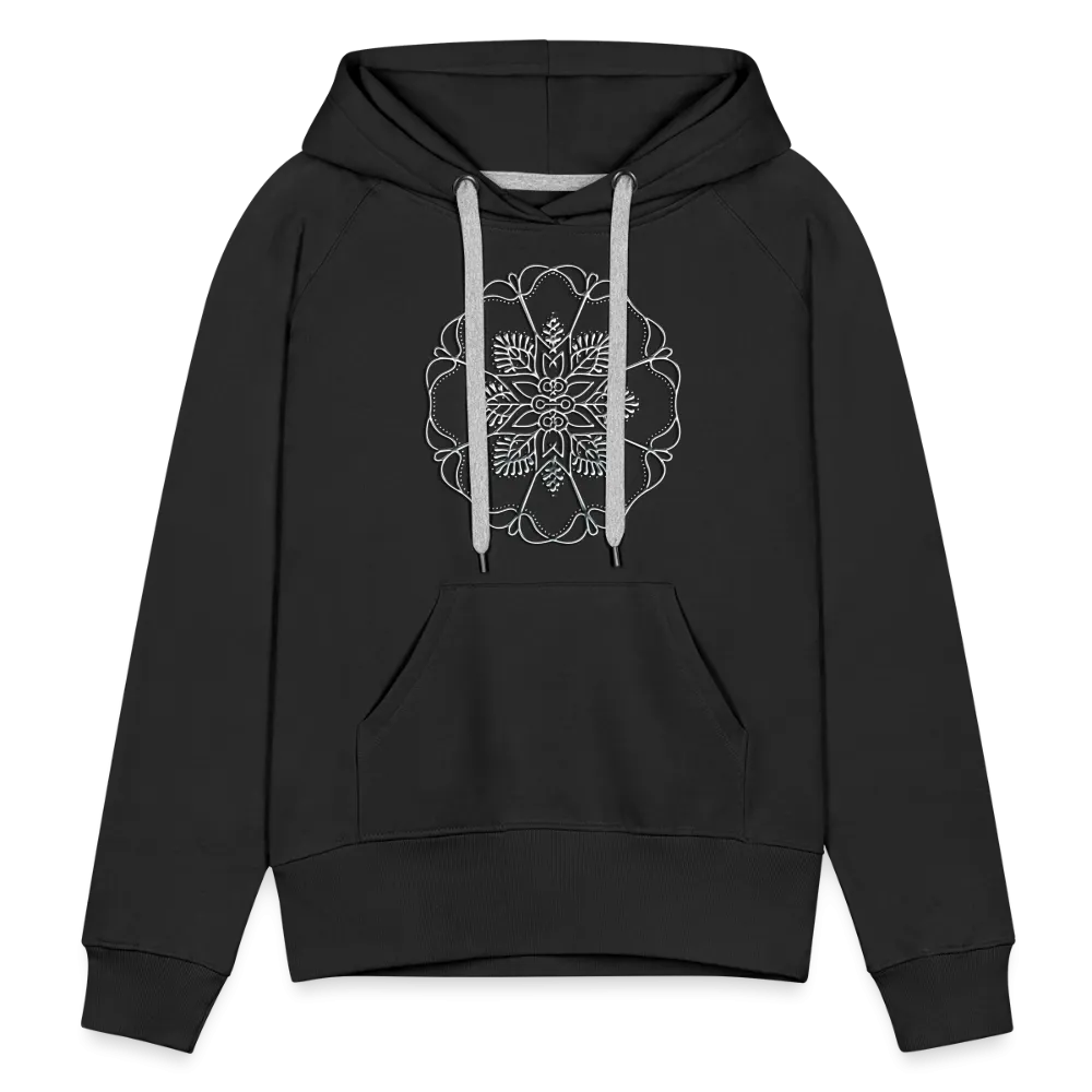 Silver Flor 1 Women’s Premium Hoodie