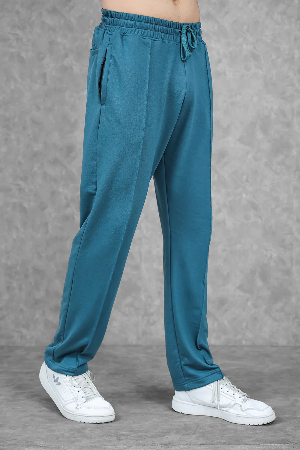 Studio Straight Fit Jogger- Azure Teal