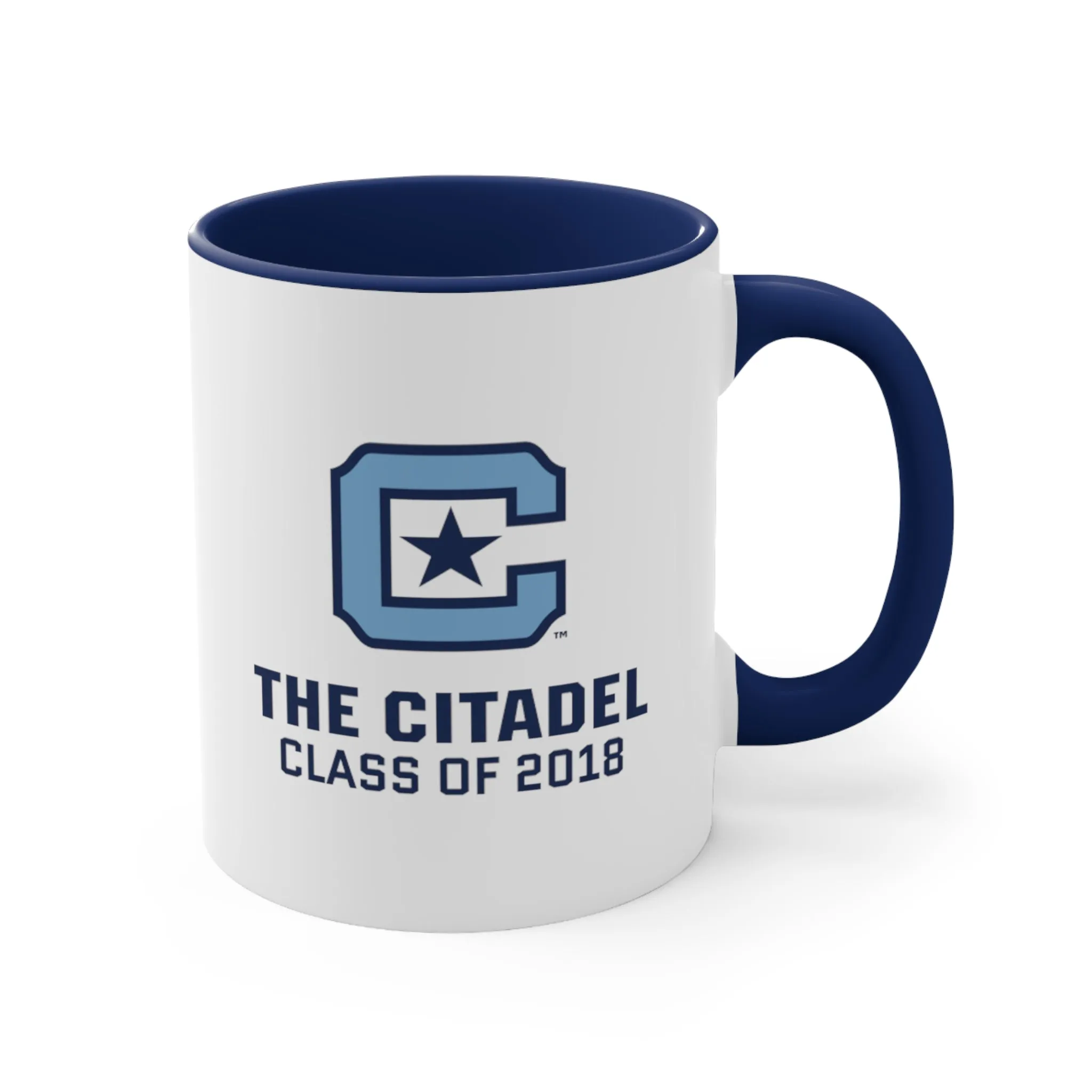 The Citadel, Class of 2018, Block C, Accent Coffee Mug, 11oz