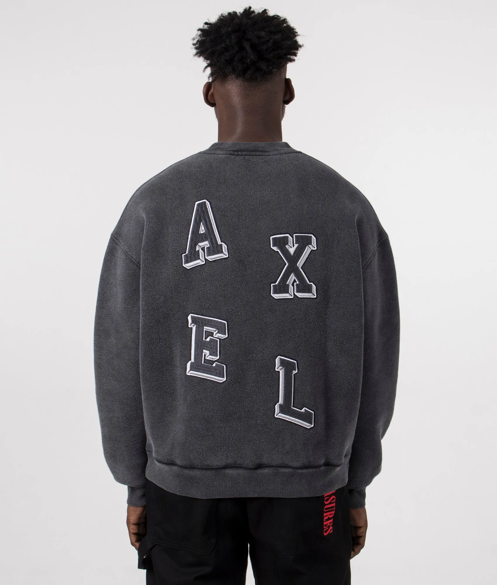 Typo Embroidered Sweatshirt