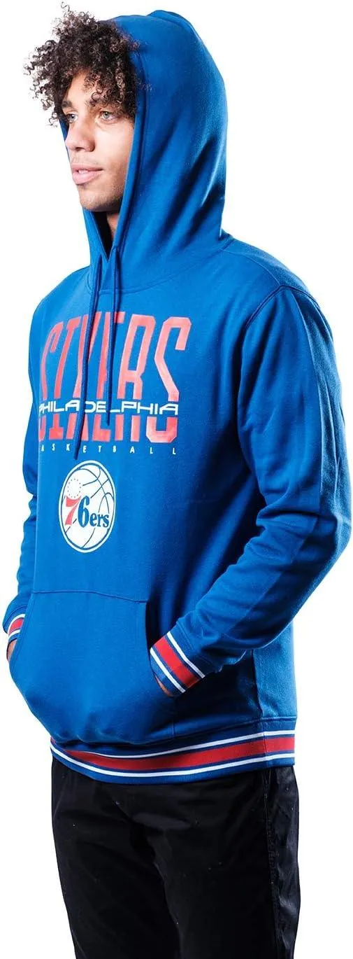 Ultra Game NBA Official Men’s Soft Fleece Hoodie Pullover Sweatshirt - Unisex, Philadelphia 76ers|Philadelphia 76ers