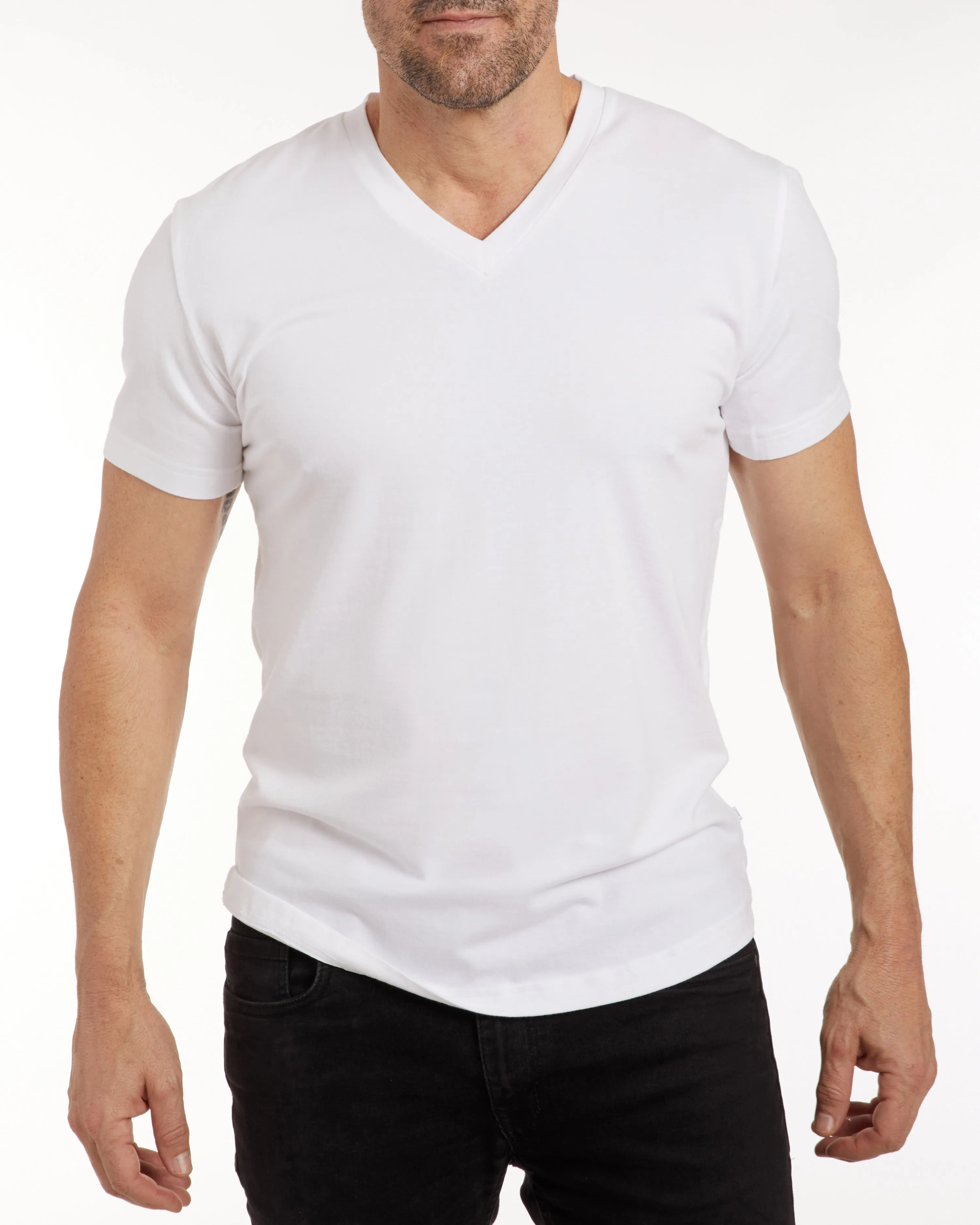 V-Neck T-shirt in Tedra™