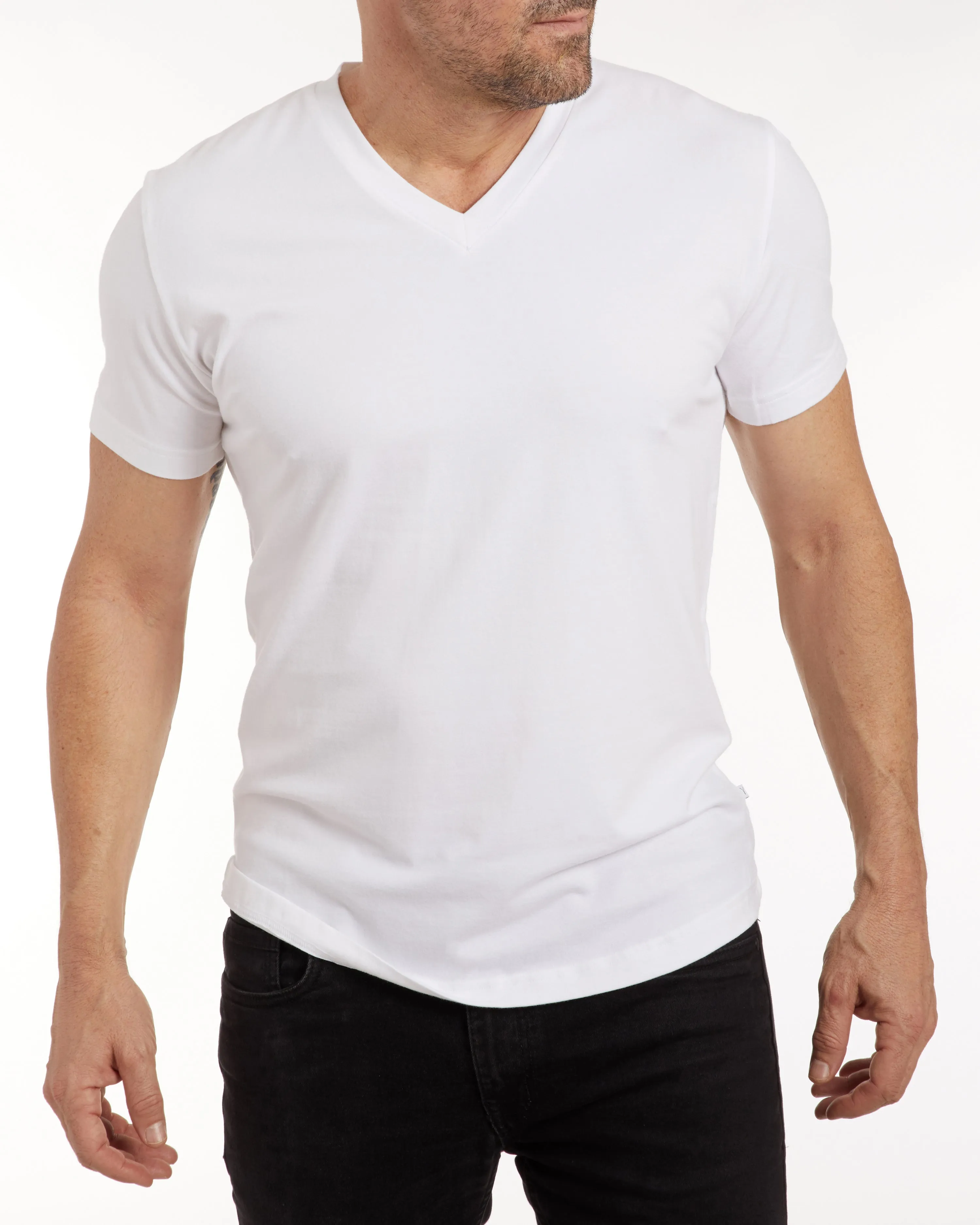 V-Neck T-shirt in Tedra™