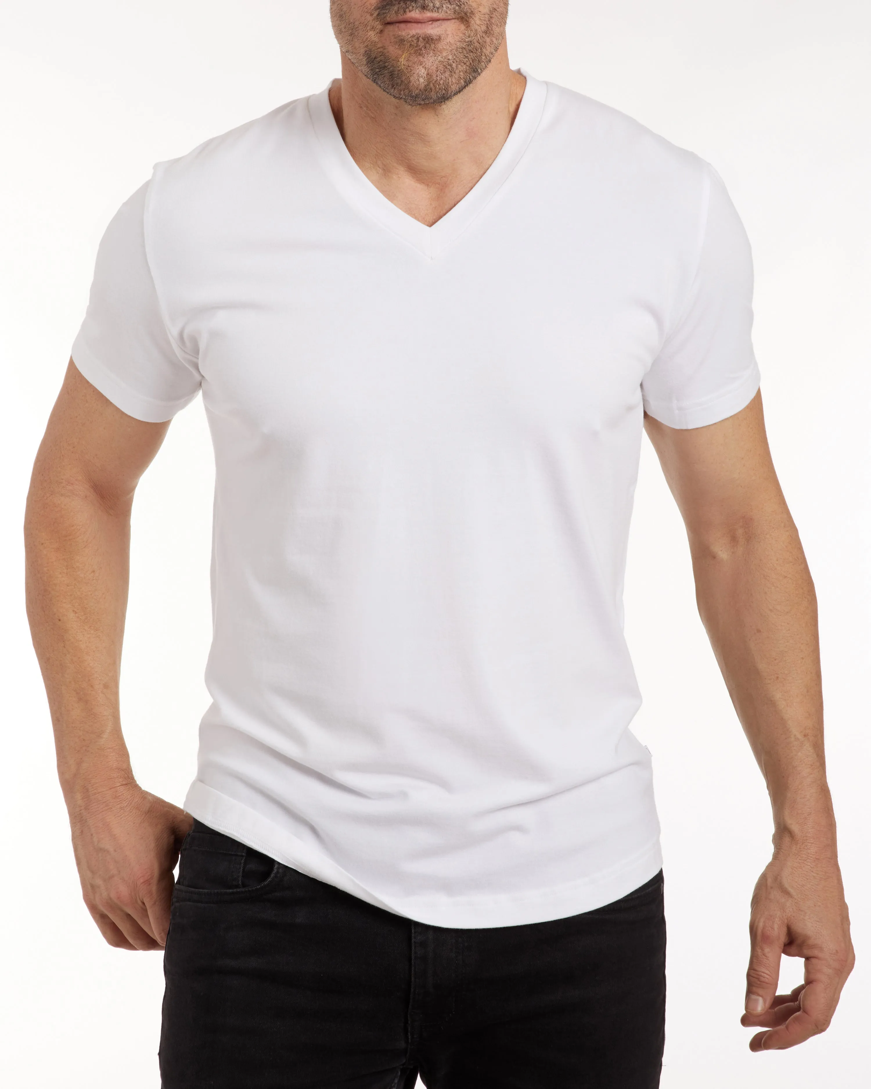 V-Neck T-shirt in Tedra™