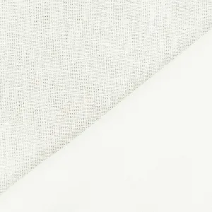 White Spence Bryson Solid Slub Texture Irish Linen Woven Fabric